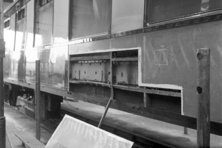 Pullman Parlour Car 'Car No. 86' at Inside Preston Park Pullman Car Works, Brighton, East Sussex on Wednesday 01 Jun 1955 - J.H.W. Kent [200086]
