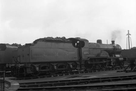 BR(M) 4P class 41072 at Derby Shed, Derbyshire on Friday 01 Jul 1955 - J.H.W. Kent [200165]
