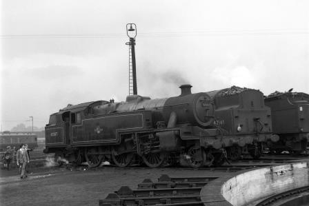 BR(M) 4P class 42587 at Derby Shed, Derbyshire on Saturday 27 Aug 1960 - J.H.W. Kent [200514]