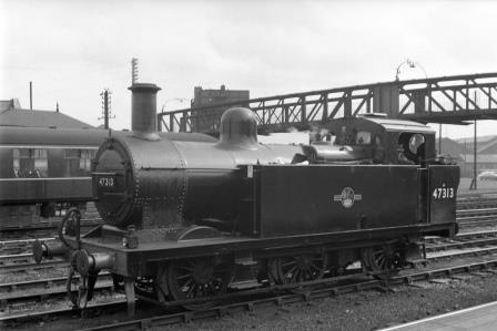 BR(M) 3F class 47313 at Derby Midland Station, Derbyshire on Good Friday 31 Mar 1961 - J.H.W. Kent [200609]
