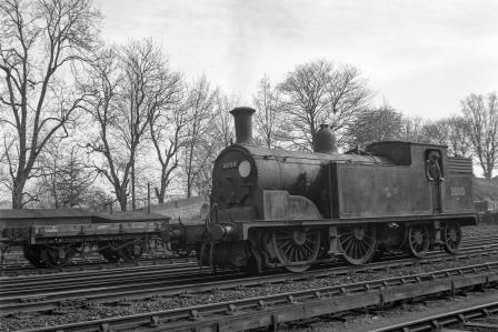 BR(S) M7 class 30110 near Preston Park Pullman Car Works, Brighton, East Sussex on Thursday 06 Apr 1961 - J.H.W. Kent [200662]