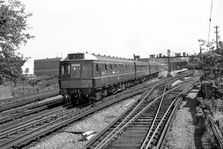 BR(W) Class 120 at Horsham, West Sussex with the 8.35am Princes Risborough - Littlehampton service on Sunday 20 Jun 1965 - J. Scrace [233009]