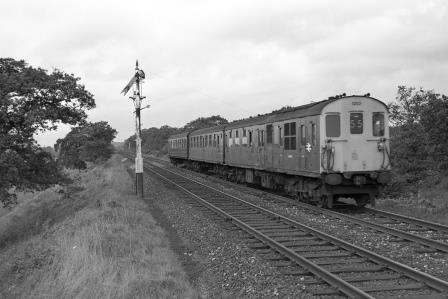 BR(S) Class 206 1202 at Godstone, Surrey with the 11.04am Redhill - Tonbridge service on Saturday 23 Sep 1967 - J. Scrace [233066]