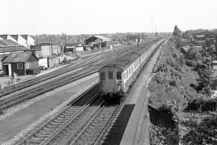 BR(S) Class 202 1013 at Hither Green, Greater London with an Empty Stock Working to Charing Cross on Friday 14 May 1976 - J. Scrace [233403]