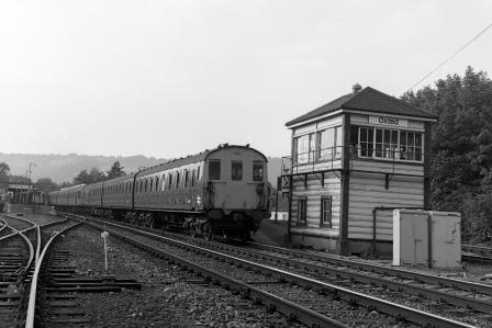 BR(S) Class 205 1106 at Oxted, Surrey with the 6.08pm Victoria to Uckfield on Monday 17 Jul 1978 - J. Scrace [233474]