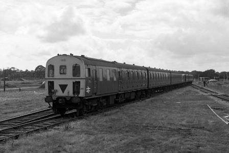 BR(S) Class 207 1313 & BR(S) Class 207 1306 at Marchwood Military Depot, Hampshire with the "SEG The Marchwood Volunteer" Rail Tour on Saturday 22 Jul 1978 - J. Scrace [233486]