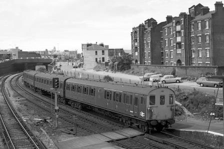 BR(S) Class 204 1401 at Fratton, Hampshire with the 1.03pm to Portsmouth & Southsea on Saturday 28 Jul 1979 - J. Scrace [233511]
