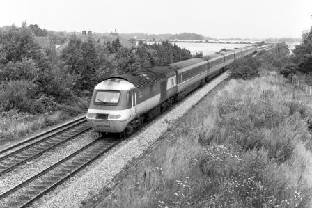 BR(W) Class 43 253001 at Radley, Oxfordshire with the 12.35pm Oxford - Paddington service on Friday 30 Aug 1985 - J. Scrace [233685]