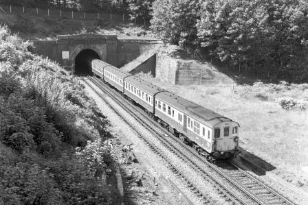 BR(S) Class 201 1004 at Hastings, East Sussex with the 11.45am Charing Cross - Hastings service on Wednesday 28 Aug 1985 - J. Scrace [233691]