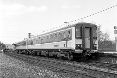 BR(S) Class 155 155314 at Romsey Station, Hampshire with a Salisbury - Portsmouth Special Service on Wednesday 13 Apr 1988 - J. Scrace [233826]