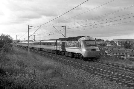 BR(W) Class 43 43056 at Dudley Port, West Midlands with the 11.48am Edinburgh - Plymouth service on Friday 19 Jul 1991 - J. Scrace [233958]