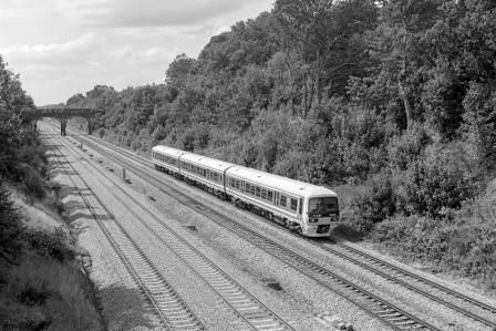 NSE Class 166 166201 at Twyford, Berkshire on Friday 05 Aug 1994 - J. Scrace [234070]