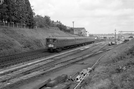 BR(S) Class 2-BIL 2053 at Haywards Heath, West Sussex with the 10.14am London Bridge - Brighton service on Tuesday 07 Sep 1965 - J. Scrace [234150]