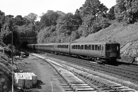 BR(S) Class 2-BIL 2038 at Haywards Heath, West Sussex with the 9.28am Brighton - Victoria service on Friday 31 May 1968 - J. Scrace [234152]