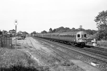 BR(S) Class 2-BIL 2133 at Hassocks, West Sussex with the 3.28pm Victoria - Brighton service on Friday 31 May 1968 - J. Scrace [234169]
