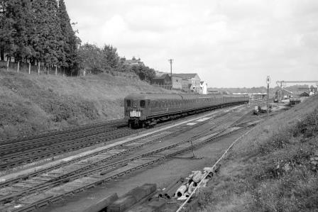BR(S) Class 4-LAV 2954 at Haywards Heath, West Sussex with the 10.28am Victoria - Brighton service on Tuesday 07 Sep 1965 - J. Scrace [234226]