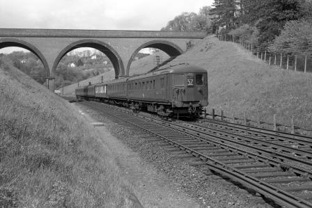 BR(S) Class 6-PUL 3011 at Merstham, Greater London with the 2.45pm Victoria - Hastings & Ore service on Thursday 09 May 1963 - J. Scrace [234236]