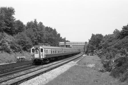 BR(S) Class 4-CEP 7112 at Haywards Heath, West Sussex with the 11.05am Victoria - Brighton service on Saturday 01 Jun 1968 - J. Scrace [234364]