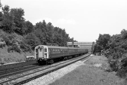 BR(S) Class 4-VEP 7731 at Haywards Heath, West Sussex with the 10.28am Victoria - Brighton service on Saturday 01 Jun 1968 - J. Scrace [234400]
