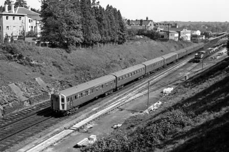 BR(S) Class 4-VEP 7746 at Haywards Heath, West Sussex with the 8.45am Victoria - Brighton service on Friday 31 May 1968 - J. Scrace [234412]