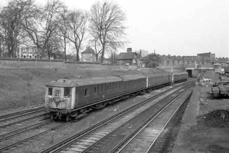 BR(S) Class 2-BIL 2113 at Clapham Junction, Greater London with the 11.06am Victoria to Bognor Regis on Monday 14 Apr 1969 - J. Scrace [234458]