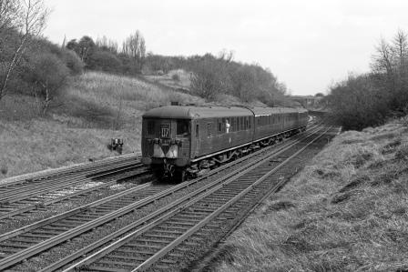 BR(S) Class 2-BIL 2071 at Honor Oak Park, Greater London with the 10.36am Victoria to Horsham on Saturday 19 Apr 1969 - J. Scrace [234474]