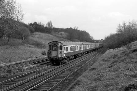 BR(S) Class 4-CEP 7178 at Honor Oak Park, Greater London with the 11.02am Victoria to Bognor Regis & Portsmouth on Saturday 19 Apr 1969 - J. Scrace [234489]