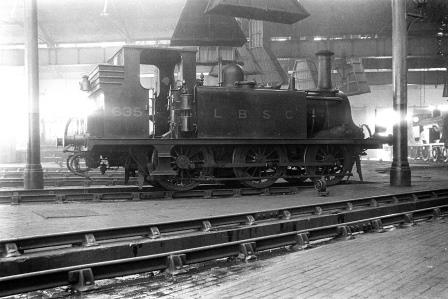 LBSCR A1 class 635 at Fratton Shed, Hampshire on Monday 17 May 1920 - H.C. Casserley [270021]