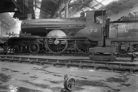LBSCR B4 class 72 at Fratton Shed, Hampshire on Monday 17 May 1920 - H.C. Casserley [270031]