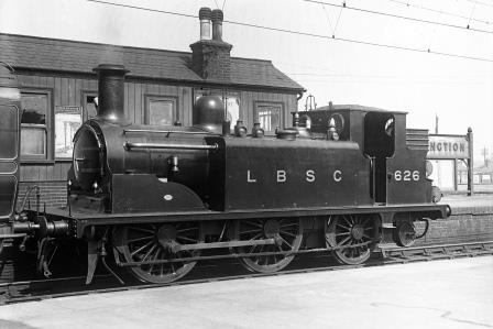 LBSCR D1 class 626 at Clapham Junction Station, Greater London on Saturday 30 Apr 1921 - H.C. Casserley [270060]