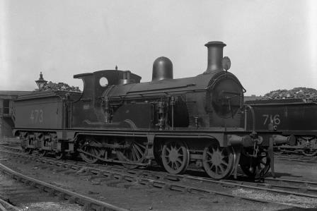 SECR M3 class 473 at Longhedge Shed, Greater London on Saturday 17 May 1924 - H.C. Casserley [270150]