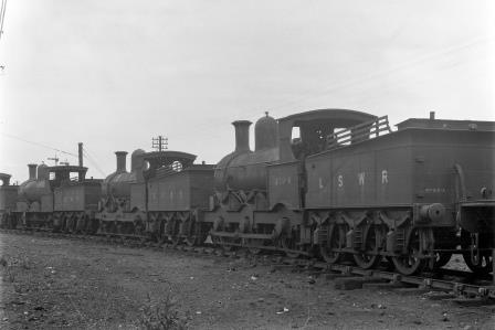 278A & 273A & 0151 at Eastleigh Yard, Hampshire on Saturday 07 Jun 1924 - H.C. Casserley [270178]
