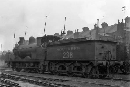 SECR O1 class A238 at Gillingham, Greater London on Saturday 13 Mar 1926 - H.C. Casserley [270337]