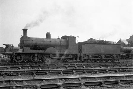 LSWR Class K10 E151 at Eastleigh, Hampshire on Wednesday 07 Jul 1926 - H.C. Casserley [270384]