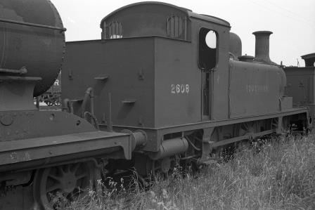 SR E1R class 2608 at Eastleigh Shed, Hampshire on Saturday 31 May 1947 - J.H. Aston [275011]