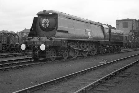 SR WC class 21C111 'Tavistock' at Exmouth Junction Shed, Devon on Sunday 08 Jun 1947 - J.H. Aston [275025]