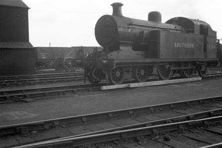 SR I1X class 2596 at New Cross Gate Shed, Greater London on Saturday 21 Jun 1947 - J.H. Aston [275035]