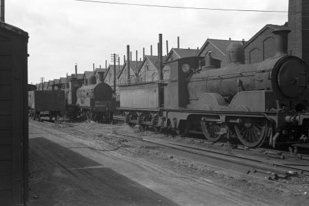 SR A12 class 614 at Eastleigh Works Yard, Hampshire on Saturday 05 Jul 1947 - J.H. Aston [275045]