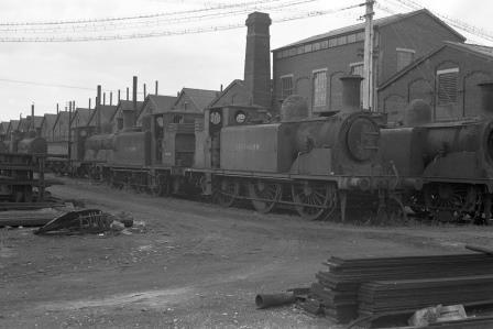 SR D1 class 2627 & SR D1 class 2240 at Eastleigh Works Yard, Hampshire on Saturday 05 Jul 1947 - J.H. Aston [275046]