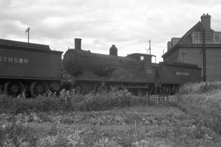 SR T9 class 733 at Fratton Shed, Hampshire on Saturday 05 Jul 1947 - J.H. Aston [275051]