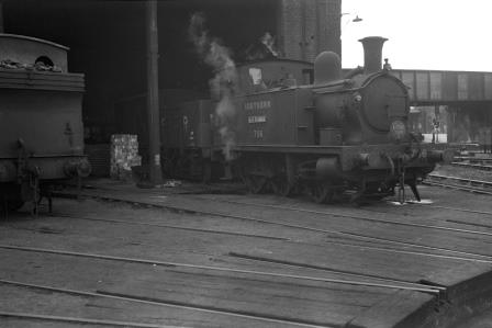 SR 756 class 756 'A.S. Harris' at Guildford Shed, Surrey on Saturday 12 Jul 1947 - J.H. Aston [275062]