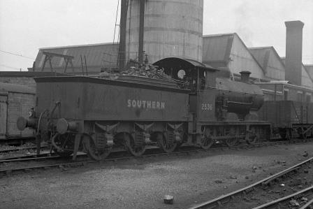 SR C2X class 2536 at Norwood Junction Shed, Greater London on Saturday 19 Jul 1947 - J.H. Aston [275065]