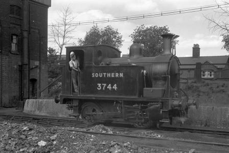 SR C14 class 3744 at Eastleigh Shed, Hampshire on Saturday 26 Jul 1947 - J.H. Aston [275077]