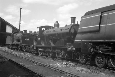 SR Class 700 699 at Eastleigh Shed, Hampshire on Saturday 26 Jul 1947 - J.H. Aston [275085]