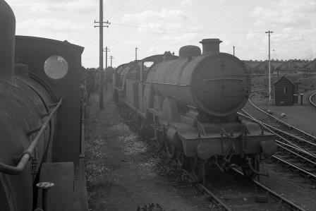 SR H1 class 2038 'Portland Bill' at Eastleigh Shed, Hampshire on Saturday 26 Jul 1947 - J.H. Aston [275086]
