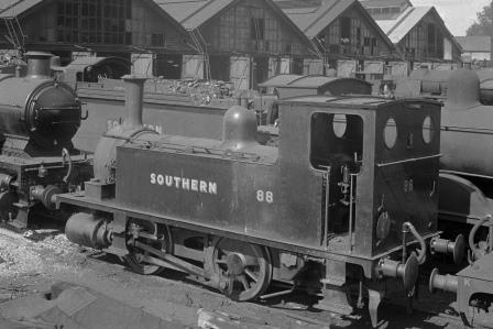 SR B4 class 88 at Eastleigh Shed, Hampshire on Saturday 26 Jul 1947 - J.H. Aston [275092]