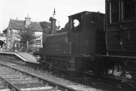 SR A1X class W8 'Freshwater' at Ventnor West Station, Isle of Wight on Saturday 23 Aug 1947 - J.H. Aston [275111]