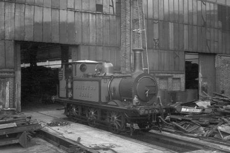 SR A1X class 377S 'Brighton Works' at Brighton Works, East Sussex on Saturday 13 Sep 1947 - J.H. Aston [275122]