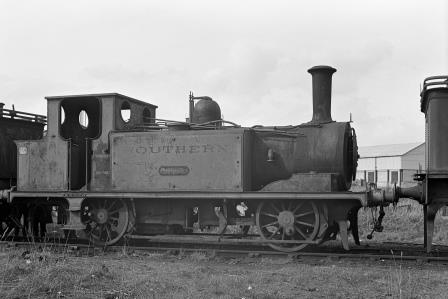 SR A1X class W10 at Eastleigh Works Yard, Hampshire on Saturday 10 Apr 1948 - J.H. Aston [275163]