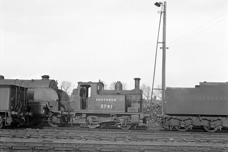 SR C14 class 3741 at Eastleigh Shed, Hampshire on Saturday 10 Apr 1948 - J.H. Aston [275168]